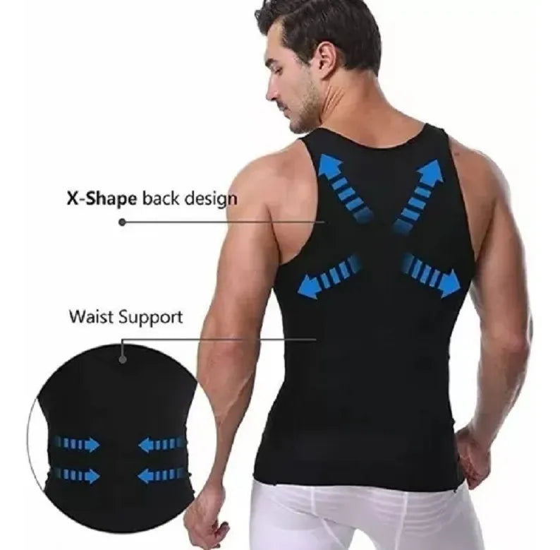 Camiseta comprimida para hombre