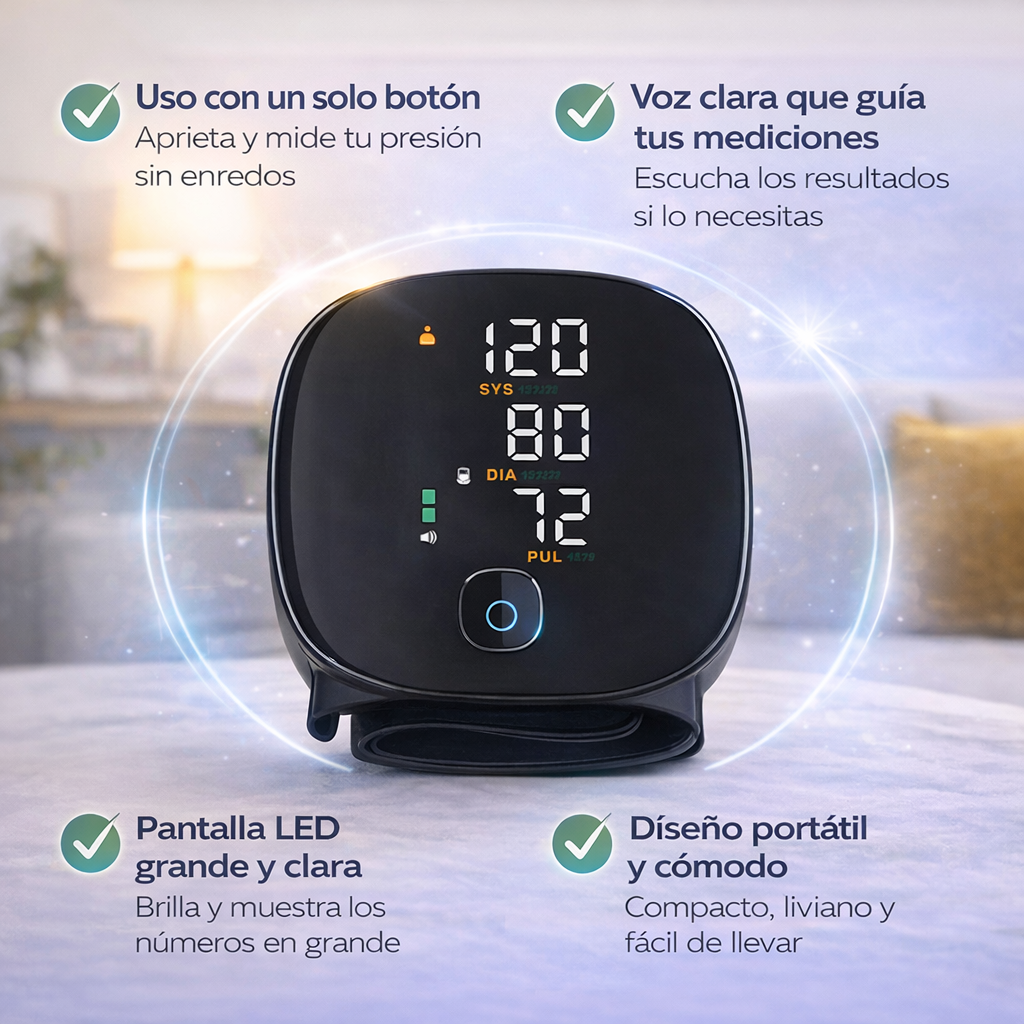 AutoVoz BP™ - Medición guiada por voz.