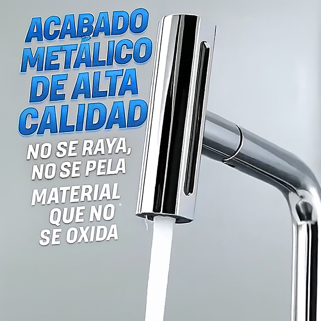 AquaFlow 360° - Ahorra tiempo y agua sin notar la diferencia.