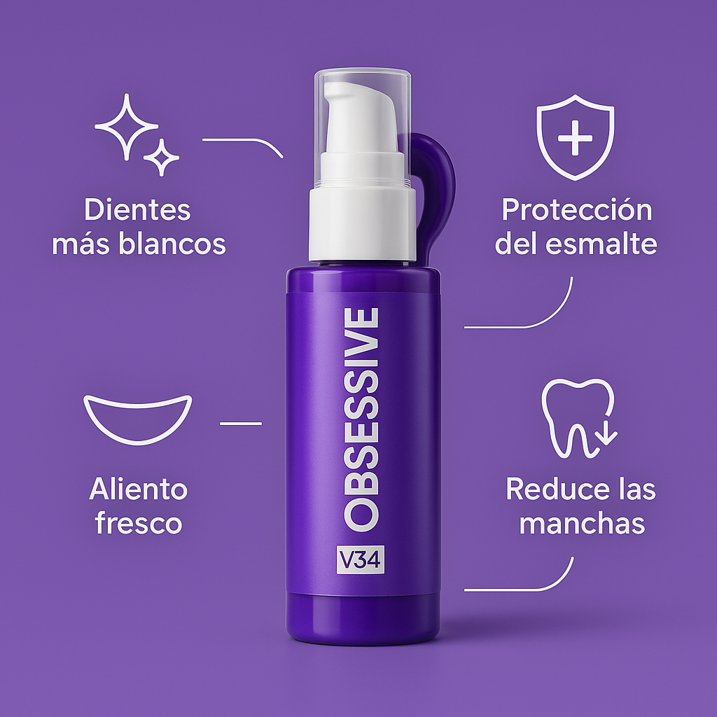 Obsessive White® — Tu sonrisa más blanca sin dañar el esmalte